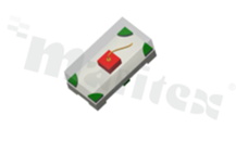LED SMD; case 0402; amber; 586-595nm; 35-50mcd/5mA; 1.7-2.3V; water clear lens; 130 degrees; 1.0x0.5x0.4mm