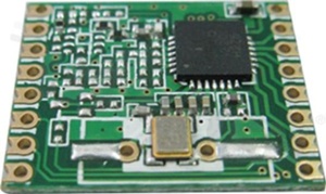 Module; ISM; receiver; 868MHz; -120dBm; SPI; FSK/GFSK/MSK/GMSK/OOK; 1.8-3.6V; SMD
