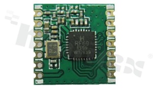 Module; ISM; transceiver; 868MHz; +13dBm; -120dBm; SPI; FSK/GFSK/MSK/GMSK/OOK; 1.8-3.6V; SMD