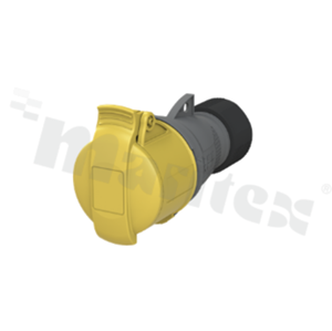 216EC4; Wtyk na przewód; zasilający AC 3-fazowe; żeńskie; 16A; 130VAC; IP44; seria Tough&Safe