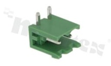 Pluggable terminal block; pitch 5.08mm; 2-ways; male; r/a pin header; open type; UL 300V/15A, TUV 320V/20A