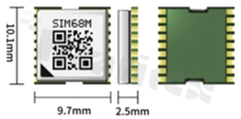 Moduł; GPS/GALILEO/GLONASS/QZSS; 33/99 kanałów; 1-10Hz; TTFF <1s/28s; -165dBm; 2.5m(CEP); 0.1m/s; SBAS, A-GPS, jamming detection, anti-jamming, EPO, EASY, LNA; UART; NMEA/PMTK; 2.8-4.3V; antena zewnętrzna; LCC 18-pin; 10.1x9.7x2.5mm