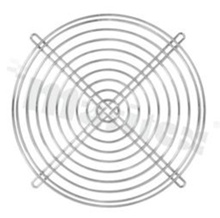 Fan filter; 240x240mm; metal.