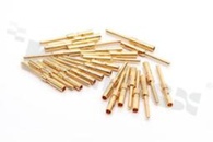 Connector circular; metric; 1.0mm; pin contact; 22-18AWG; gold plated