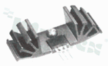 Radiator; wytłaczany; TO-126; TO-202; TO-218; TO-220; 19.05x50.8x14.05mm; czarny; anodowane aluminium AL6063; RoHS.