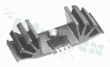 Heatsink; extruded; TO-126; TO-202; TO-218; TO-220; 19.05x50.8x14.05mm; black; anodized aluminium AL6063; RoHS.