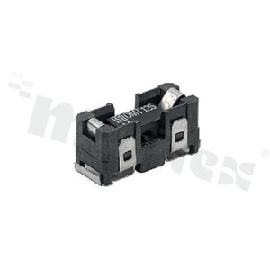 Gniazdo bezpiecznikowe SMD z bezpiecznikiem OMF 63; szybki F; 160mA; 63V AC/DC; 12.8×5.2×6mm; -40+85 st.C
