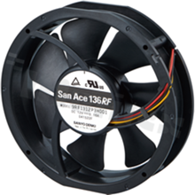 Fan; reversible flow; DC; 12VDC; 136x136x28mm; 2m3/min; 35.0dB.