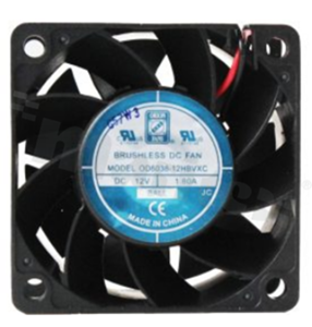 Fan; DC; 24V; 60x60x38mm; 86CFM; 16000RPM; 66dBA.