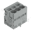 Listwa zaciskowa do PCB; przewód-płytka; na przewód 0.2 - 10.0 mm2 (24-8AWG); raster 7.5 mm; 3-torowa.; kąt ułożenia przewodu względem płytki: 90; Push-in; szary; 600V/38A