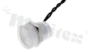 Piezoelectric switch; monostable; 16mm; cable; aluminium; IP69K.