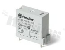 Electromagnetic relay; contact rating current 16A; coil voltage 12VDC; make contact (1A); 16/250VAC
