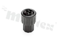 Standard Connector circular; male straight plug end cap Sz 12 2+2 p