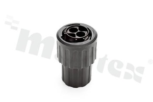 Standard Connector circular; male straight plug end cap Sz 12 2+2 p