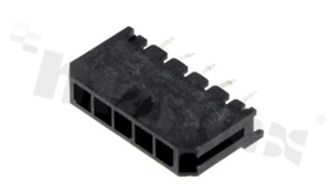 Złącze Kablowe do PCB; w rastrze 3.00mm; 5-stykowe; montaż THT; męskie; pionowe; 250V/5A