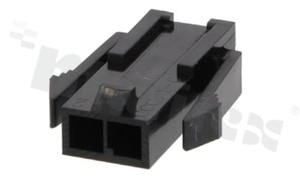 Korpus złącza kablowego; w rastrze 3.00mm; 2-stykowego; męskie; na przewód AWG#20-24; 250V/5A
