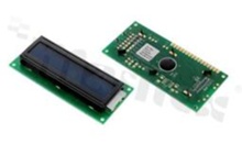 Display LCM; LCD character; 16x1 chars; STN blue negative; with white LED backlight; view 6:00; additional font Cyrilica