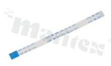 Flexible Flat Cable; 0.50mm pitch; 12-conductors; type C; L=50mm; U=30V; oper.temper. 80deg. C