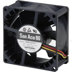 Fan; DC; 24VDC; 80x80x38mm; 2.55m3/min; 51.0dB.