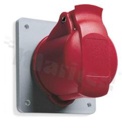 Connector: supply AC 3-phase; socket; female; 16A; 250VAC