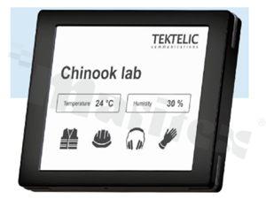 Display 7.8"; 1072x720 px; LoRaWAN; smart display; operating temperature +5+40 deg.C; IP30; battery powered 4xAA