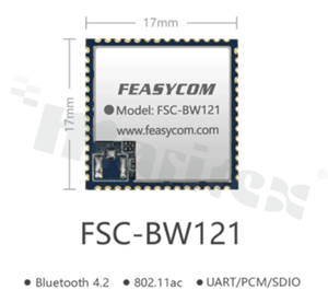 Module; Wi-Fi/Bluetooth; transceiver; 2402-5925MHz; UART/PCM/SDIO; 1.62-3.6V; SMD