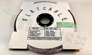 Przewód wstążkowy; 10-żyłowy; AWG28 [7x0.127); raster 1.27mm, rolka 76,25m