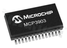 Programowalny analogowy układ Front End - AFE; MICROCHIP; MCP3903T-E/SS; SSOP; SPI, Serial; 28; 2.7 V - 5.5 V