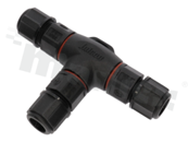 Connector 3 pins; 3 way; field assembly connector 8-10;5mm