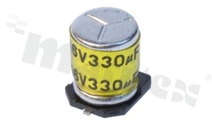 Electrolytic capacitor; SMD; SS 33uF; 10V; 85deg.C; 4x5.3