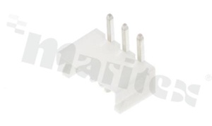 Header for PCB; pitch 2.50mm; 3-contacts; THT; male; side entry; 250V/2.5A