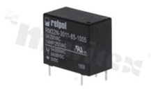 Electromagnetic relay; contact rating current 5A; coil voltage 5VDC; changeover contact (1P); 5A/28VDC; 5A/250VAC