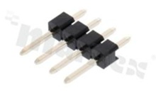 IDC-socket, 8-contacts, 2.54mm pitch, for flat cable 1.27mm pitch, RoHS