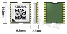 Moduł; GPS; 22/66 kanałów; 1-5Hz; TTFF <1s/32s; -165dBm; 2.5m(CEP); 0.1m/s; SBAS, jamming detection, anti-jamming, EPO, EASY, LNA; UART, GPIO; NMEA/PMTK; 2.8-4.3V; antena zewnętrzna; LCC 18-pin; 10.1x9.7x2.5mm