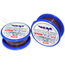 Przewód montażowy KYNAR; izolowany teflonem FEP; brązowy; średnica 0.25mm; AWG 30; 250V; -65+200 st.C; 50m.