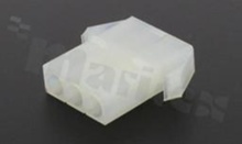 Crimp terminal housing; pitch 6.20mm; 3-contacts; male; applicable wire AWG#14-22; 300V/9-15A