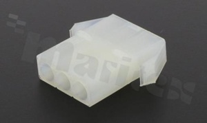 Crimp terminal housing; pitch 6.20mm; 3-contacts; male; applicable wire AWG#14-22; 300V/9-15A