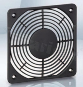 Fan filter; 80x80x7mm; plastic.