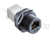 Socket RJ45; female; straight; screw; IP67