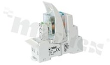 Interface relay; contact rating current 6A; coil voltage 24 VAC; changeover contacts (4P); 6A/24VDC; 6A/250VAC