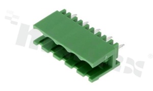 Listwa zaciskowa rozłączalna; w rastrze 5.00mm; 5-torowa; męska; pionowa; otwarta; UL 300V/15A; TUV:320V/20A