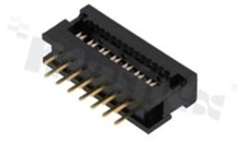 Złącze kablowe do PCB; w rastrze 2.54mm; 14-stykowe; do przewodu wstążkowego AWG#26-#28