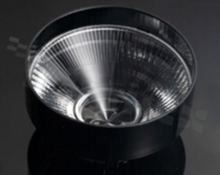 Reflector for LED COB; angle: 22 to 29 degrees FWHM; Number of LEDs: 1; Dimensions: round 70mm; Height: 41.5mm; meterial: PMMA; PC; Fastening: socket