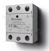 Przekaźnik półprzewodnikowy; prąd znamionowy 25A; napięcie znamionowe 24V DC; znamionowe napięcie sterowania 3-32VDC; napięcie wyjścia 600VAC