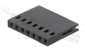Korpus złącza FPC; w rastrze 2.54mm; 7-stykowe; żeński