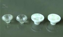 Lens for LED high power; angle: 30 do 40 degrees ; Number of LEDs: 1; Dimensions: round 28.8mm; Height: 18mm; material: PMMA; PC; Fastening: glue