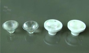 Lens for LED high power; angle: 60 degrees ; Number of LEDs: 1; Dimensions: round 28.8mm; Height: 18mm; material: PMMA; PC; Fastening: glue