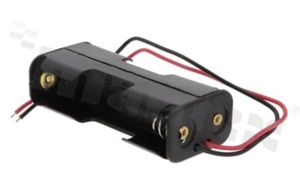 2xAA Battery holder; with 26AWG wire 15cm