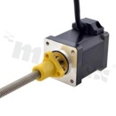 Motor; Linear Stepper; bipolar; step angle 1.8 deg.; holding torque 0.2Nm; 1.5A; 1.6ohm; 2.3mH; 4 leads; 35x35x47mm