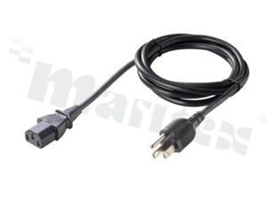 Kabel zasilający; C13; 1.8M; USA